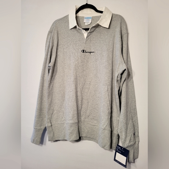 Champion Other - NWT Champion Long Sleeve Grey Shirt Mens Size Large